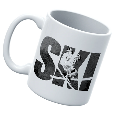 Ski White Coffee Mug